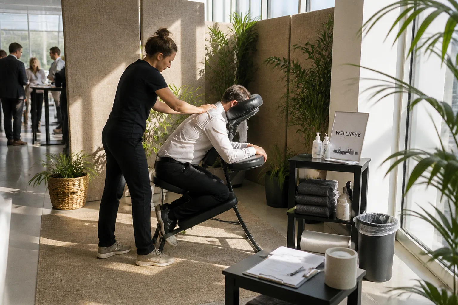 Event-Massage: 5 Kriterien für erfolgreiche Wellness-Lounges