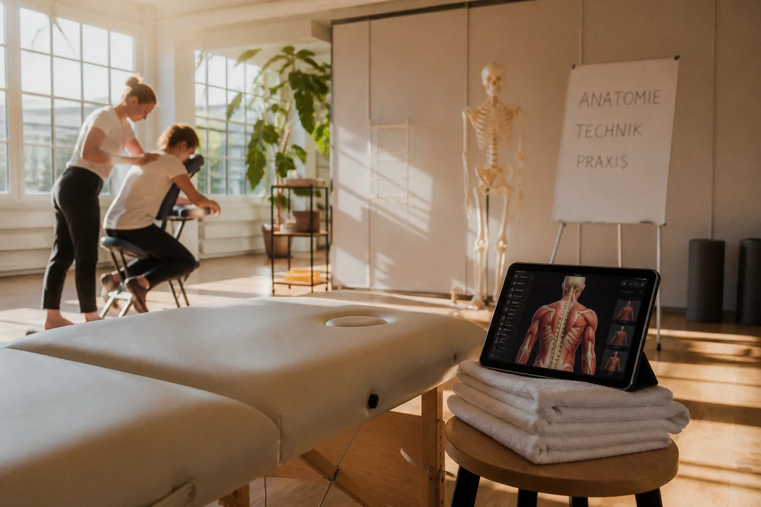Massage-Ausbildung im Wandel: Der Weg zum Hybrid-Lernen