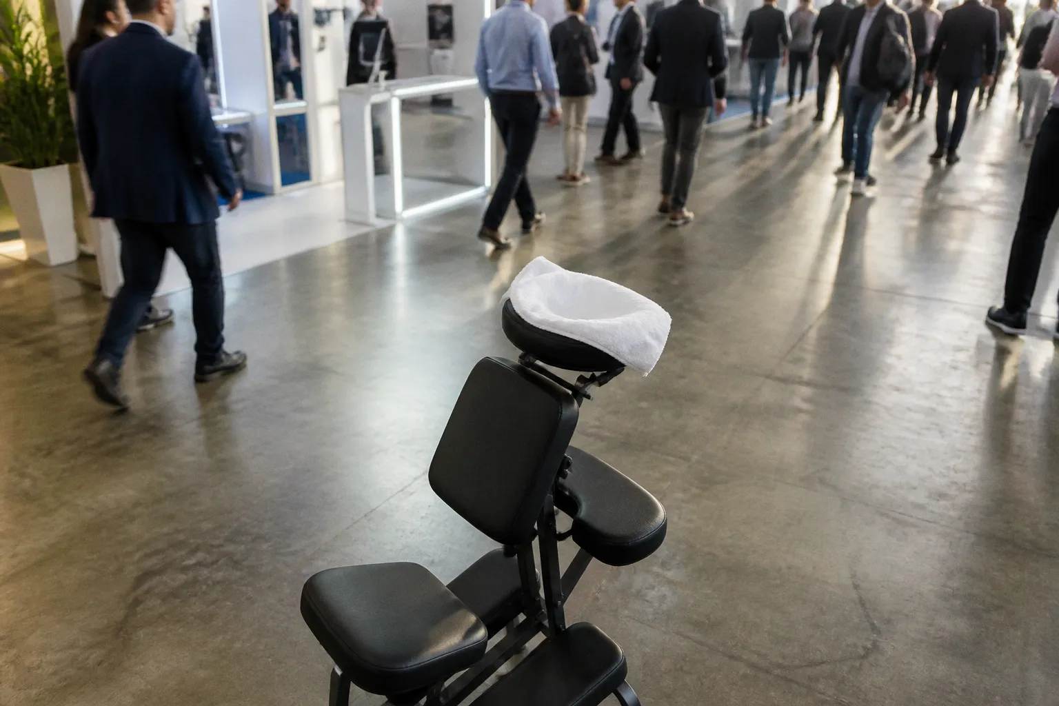 Messe-Massagen: Warum Entspannung neue Leads bringt