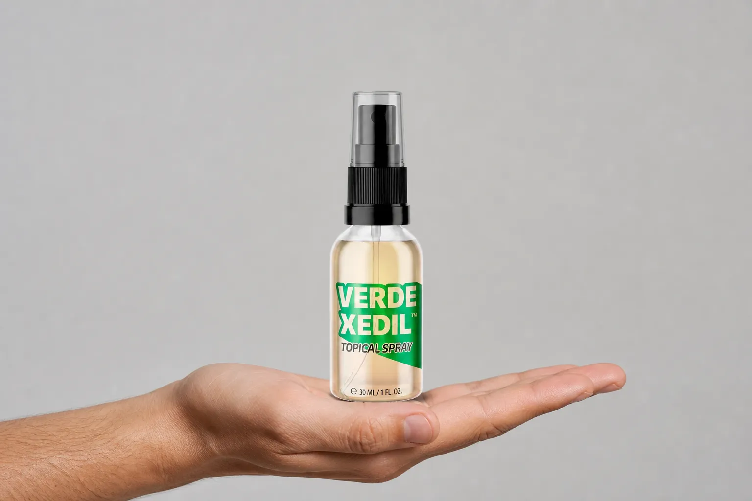 Verdexedil — Verpackung in der Hand