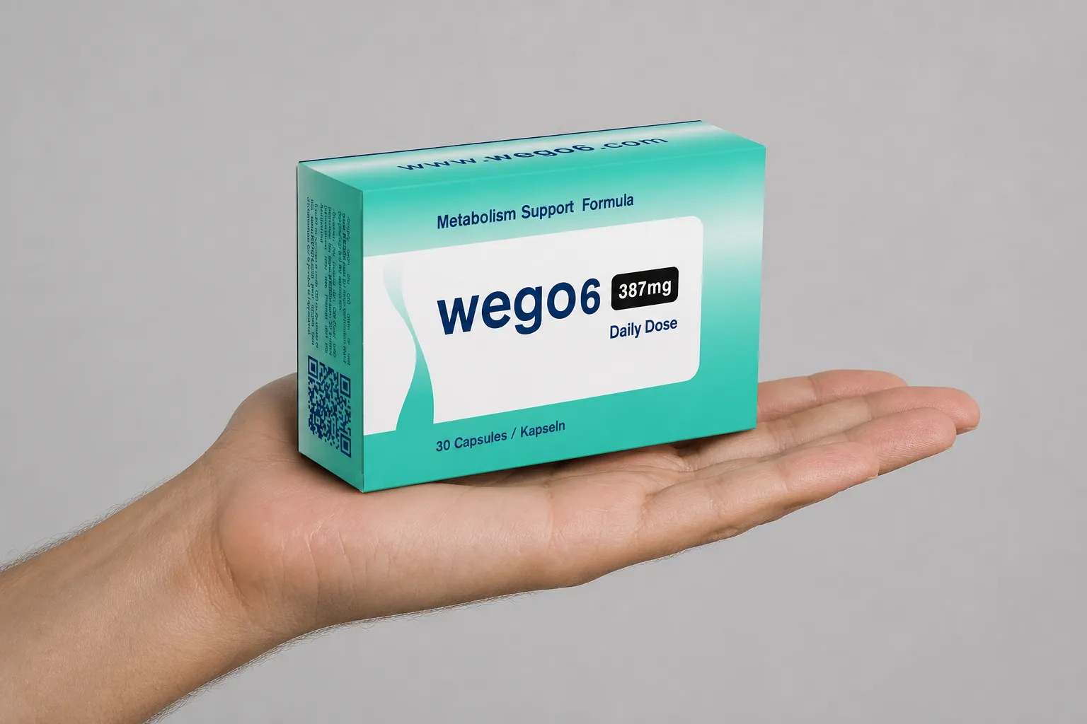 WEGO6 — Verpackung in der Hand