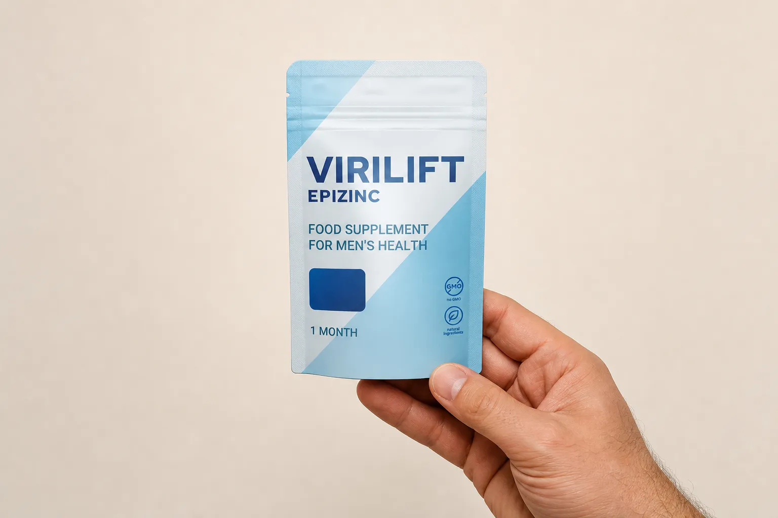Virilift capsules for prostatitis — Verpackung in der Hand