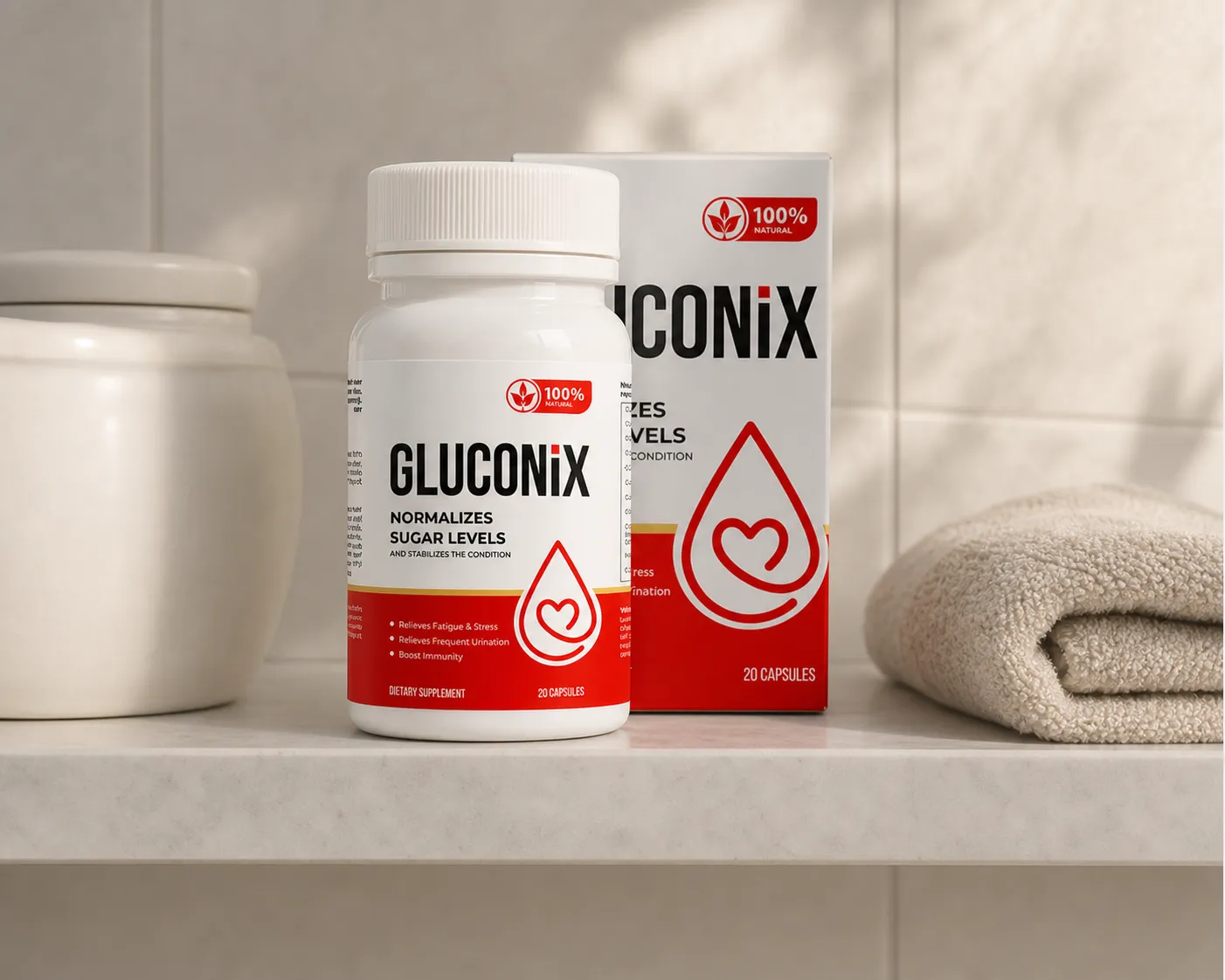 Gluconix — Verpackung im Alltag