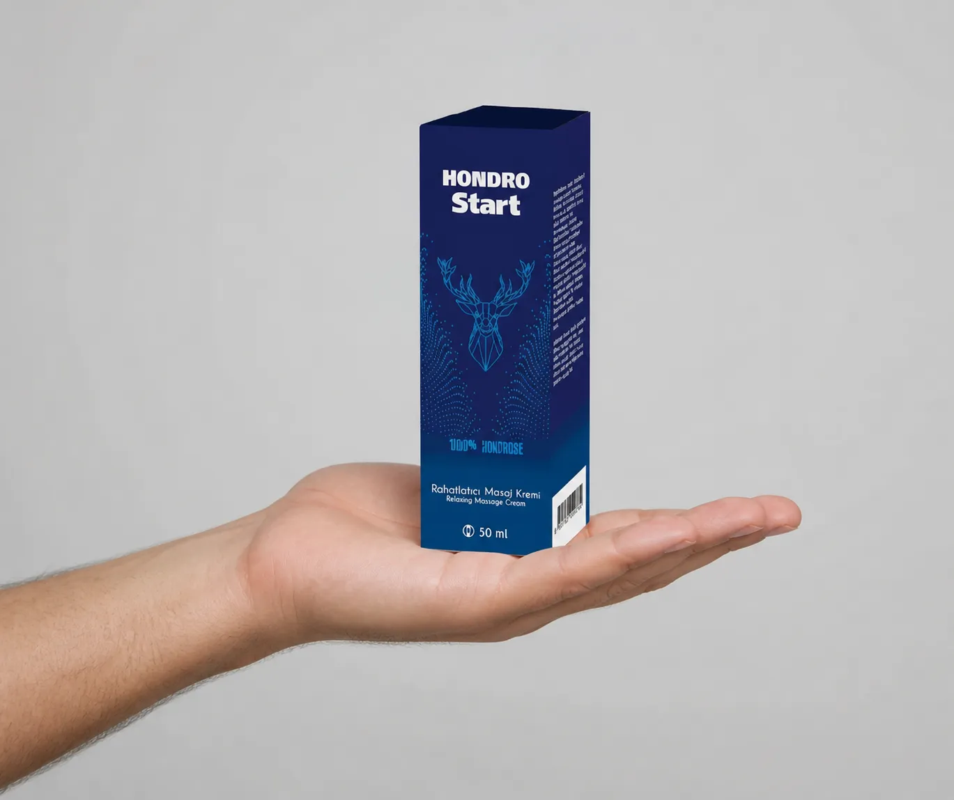 Chondrostart — Verpackung in der Hand