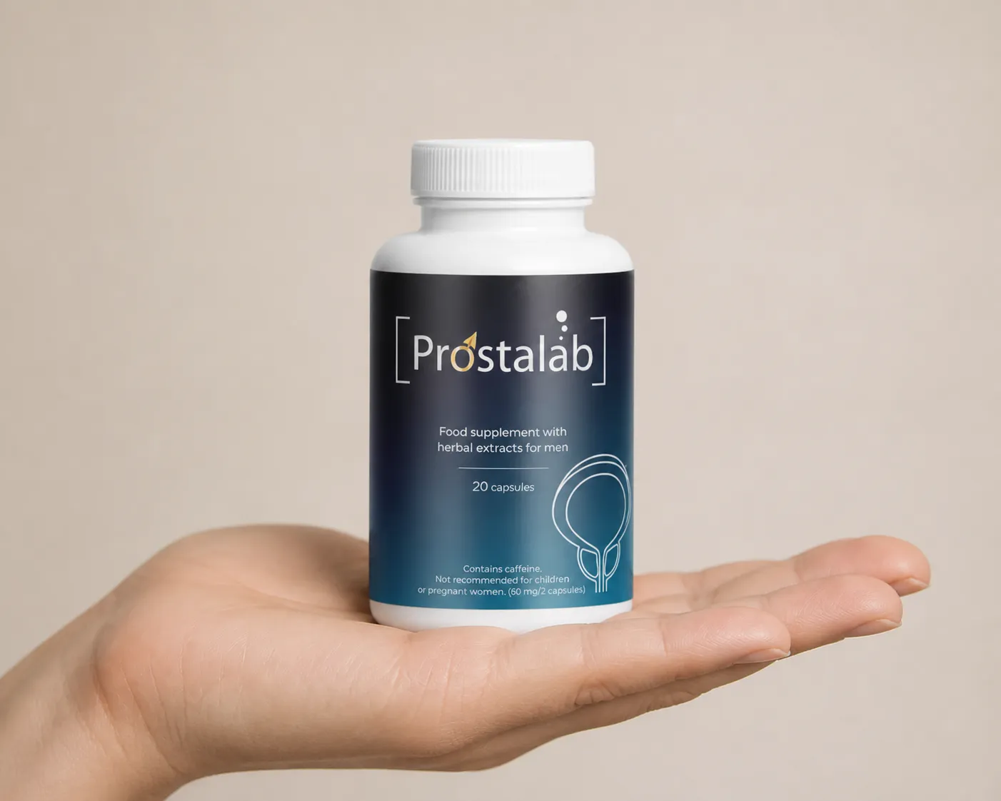 Prostalab — Verpackung in der Hand