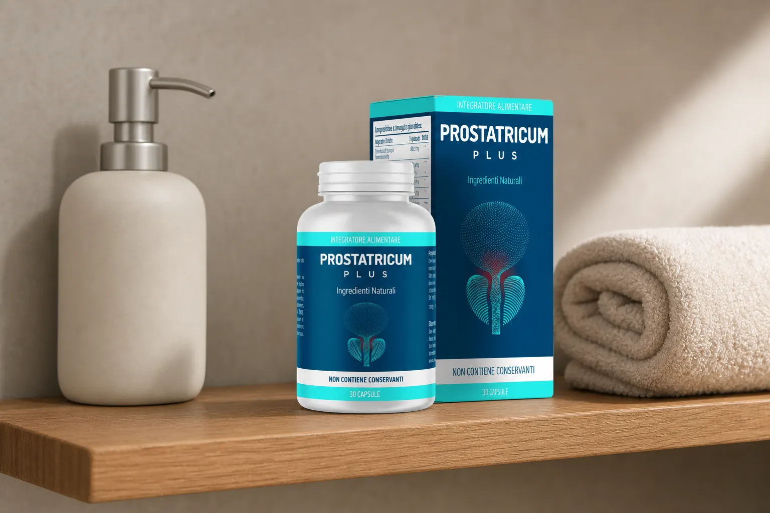 Prostatricum PLUS — Verpackung im Alltag