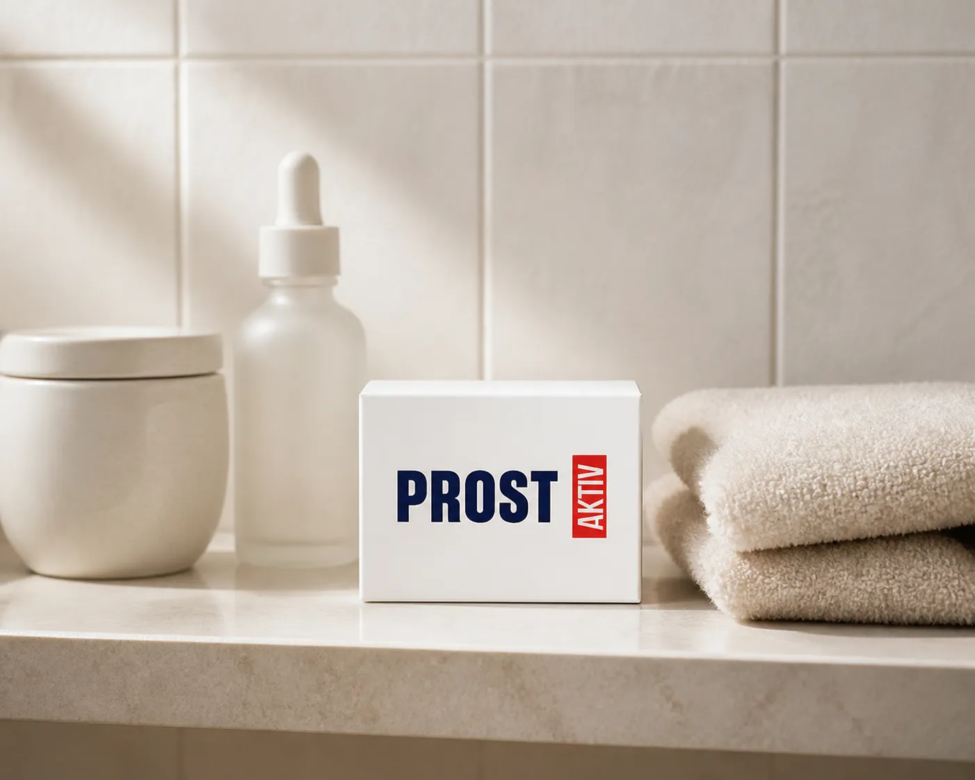 ProstaAktiv — Verpackung im Alltag