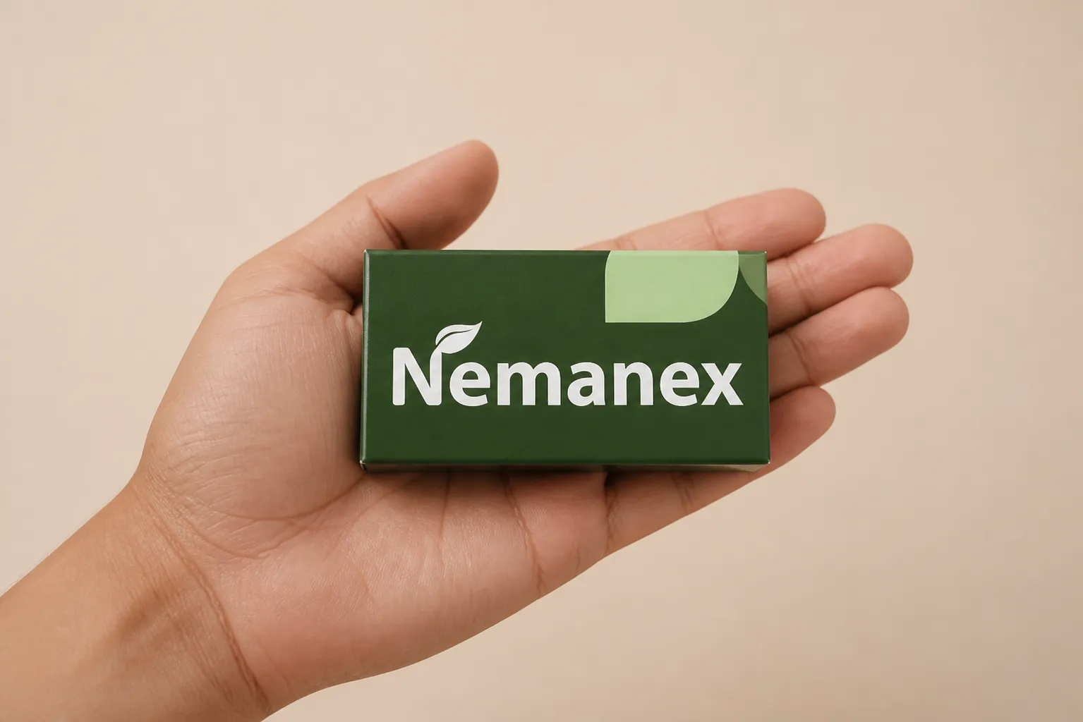 NEMANEX EU — Verpackung in der Hand