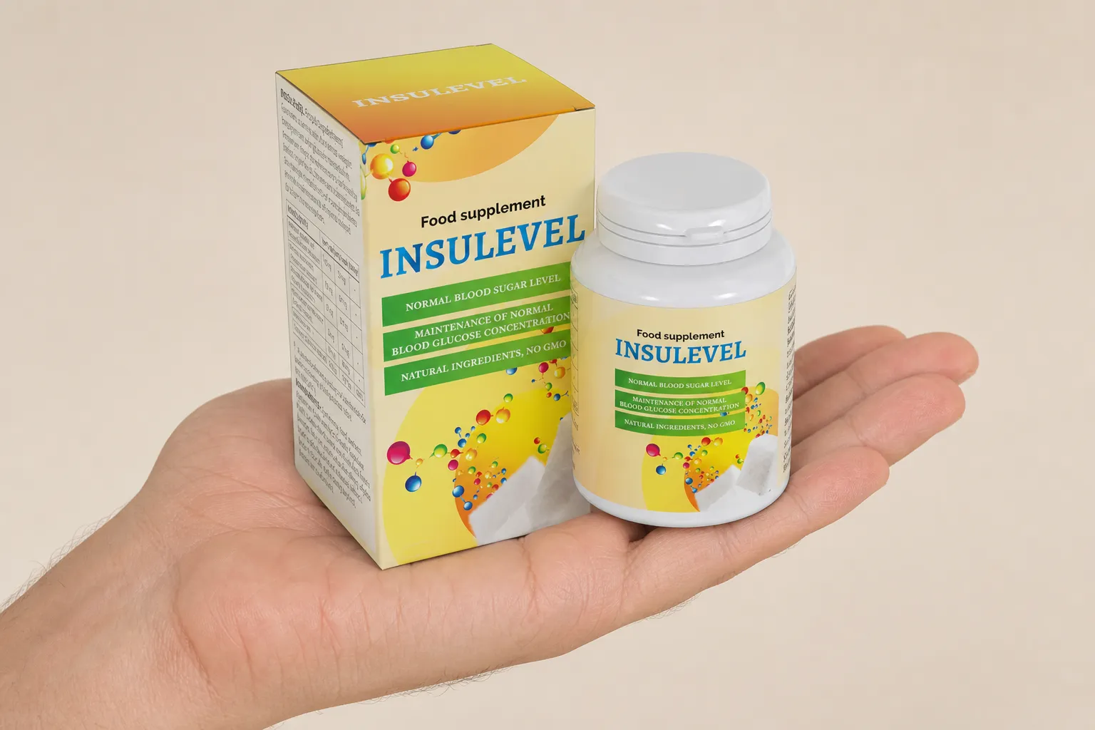 INSULEVEL EU — Verpackung in der Hand