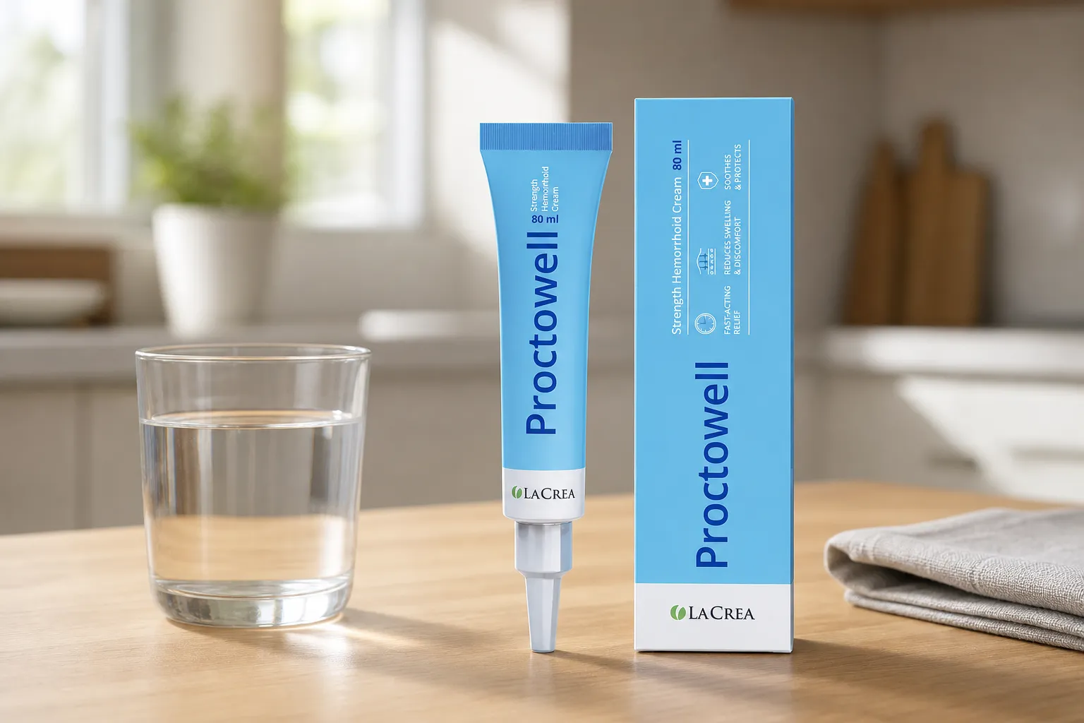 Proctowell — Verpackung im Alltag