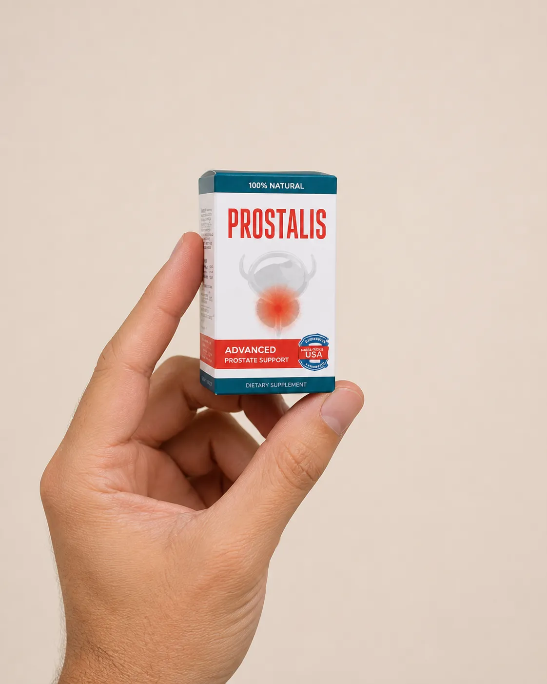 Prostalis Full price + — Verpackung in der Hand