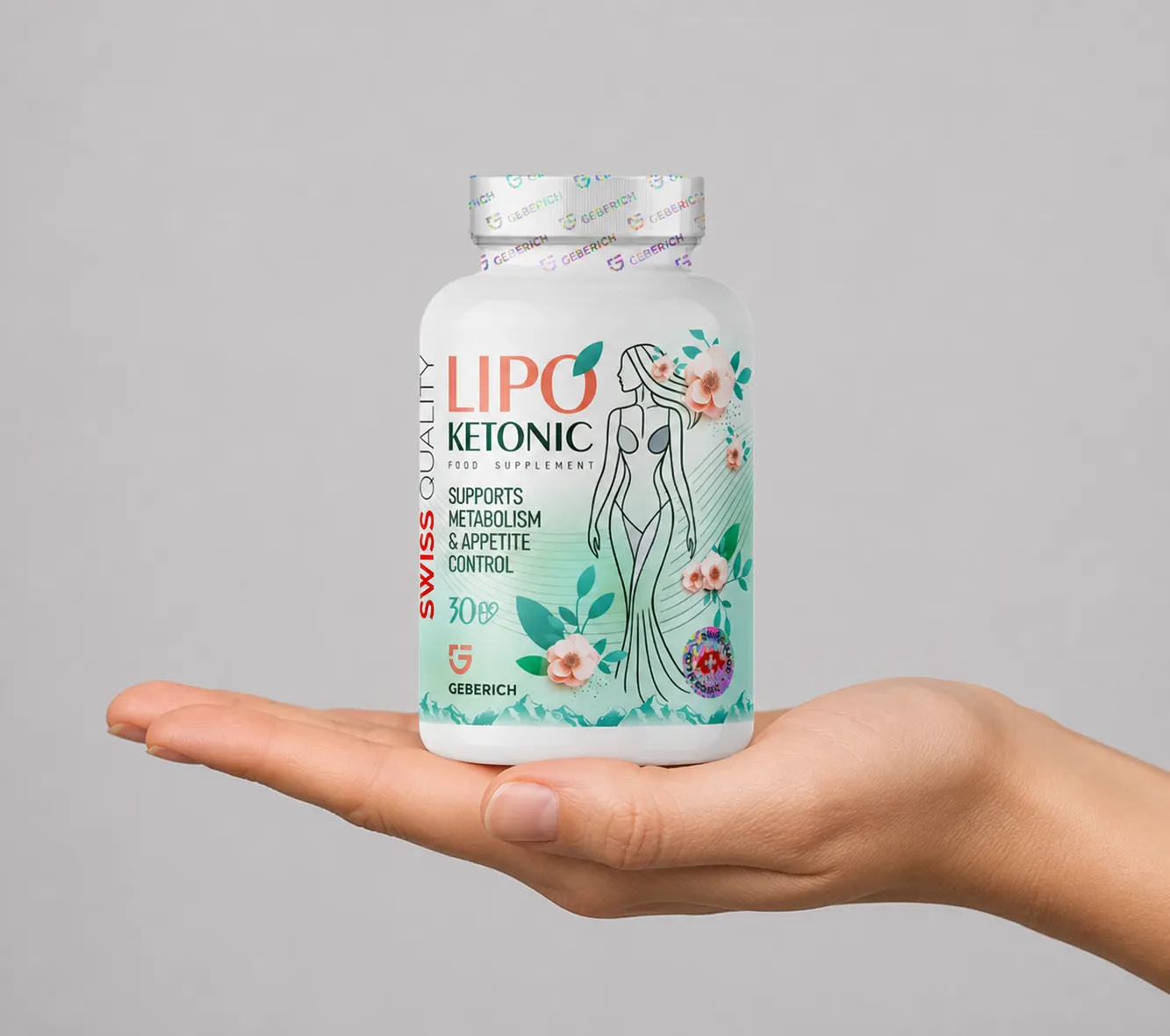 LIPOKETONIC — Verpackung in der Hand