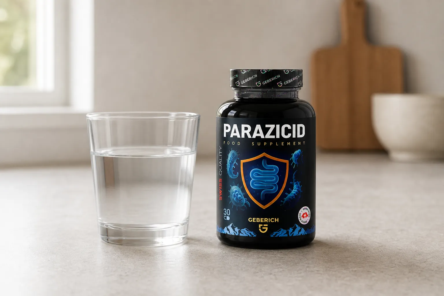 Parazicid — Verpackung im Alltag