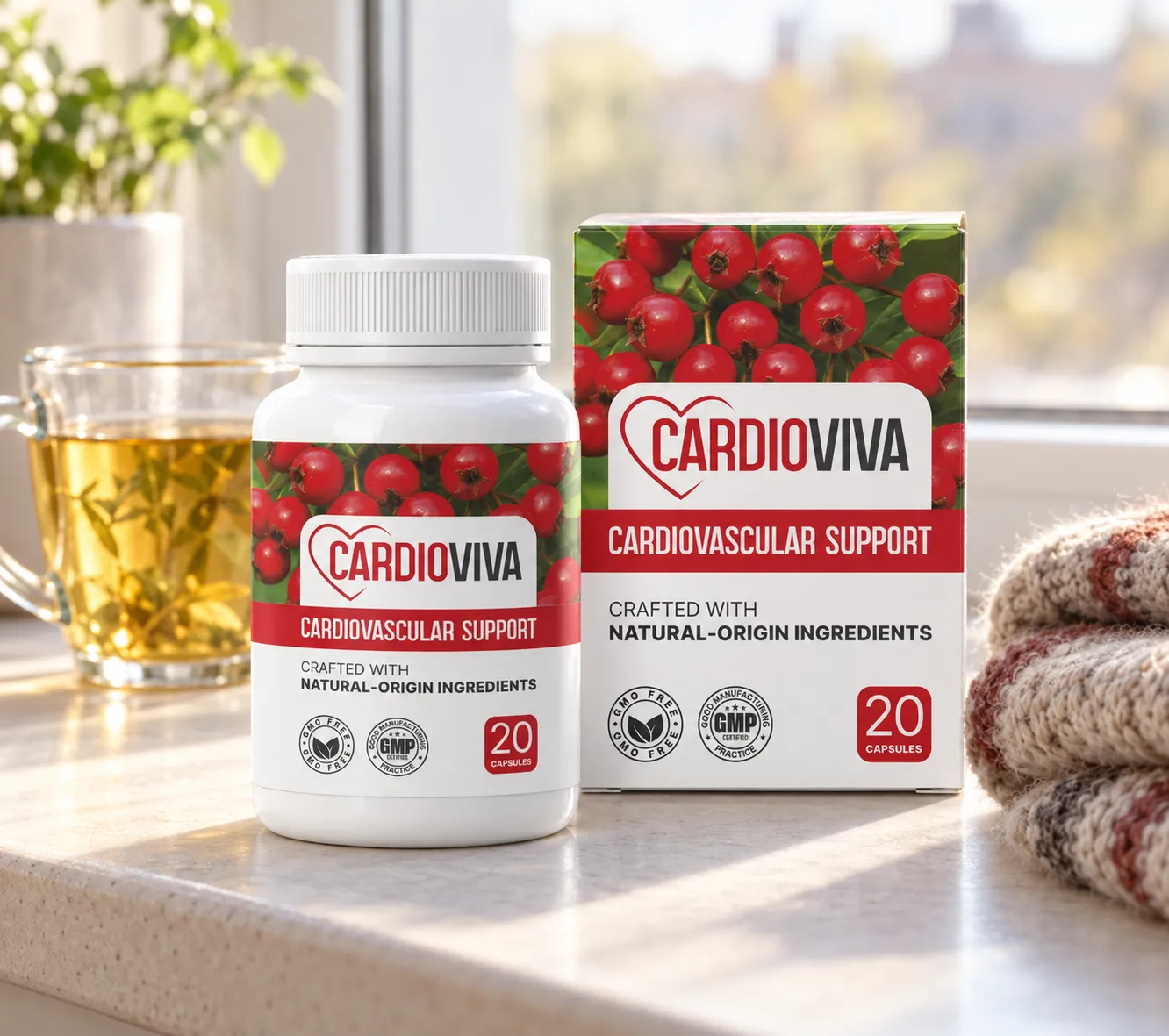 CardioViva — Verpackung im Alltag
