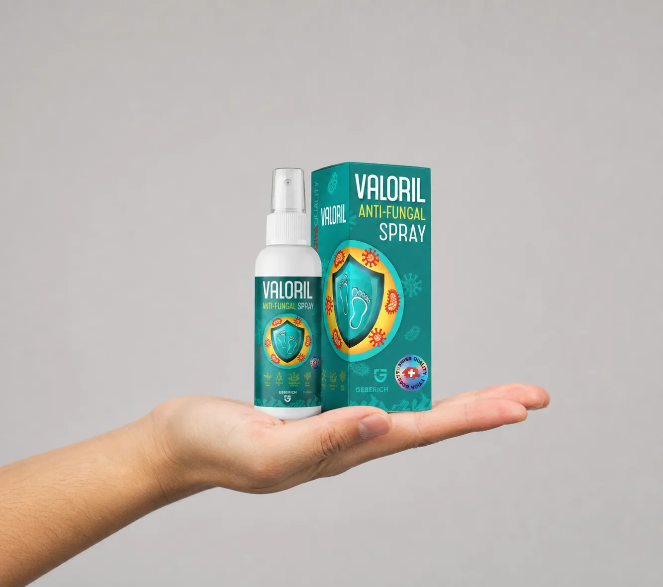 VALORIL — Verpackung in der Hand