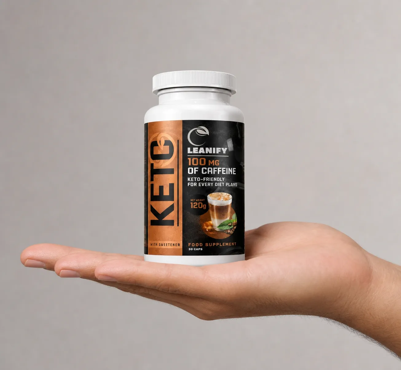 Leanify Keto — Verpackung in der Hand