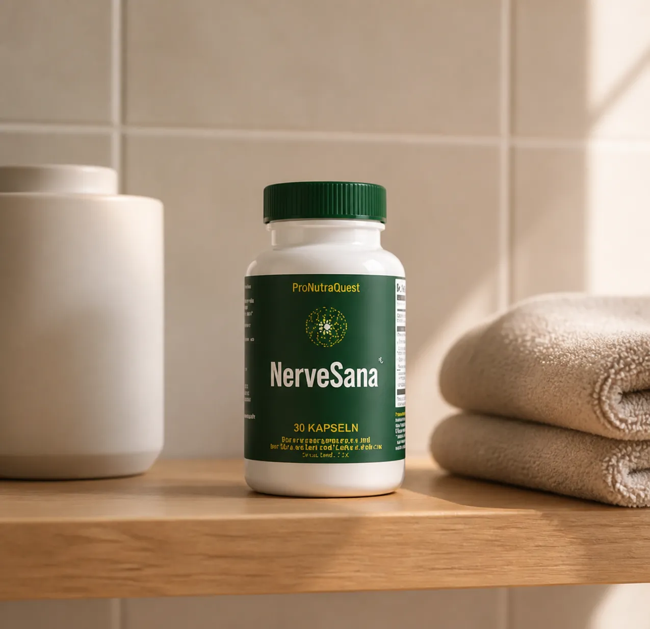 NerveSana — Verpackung im Alltag