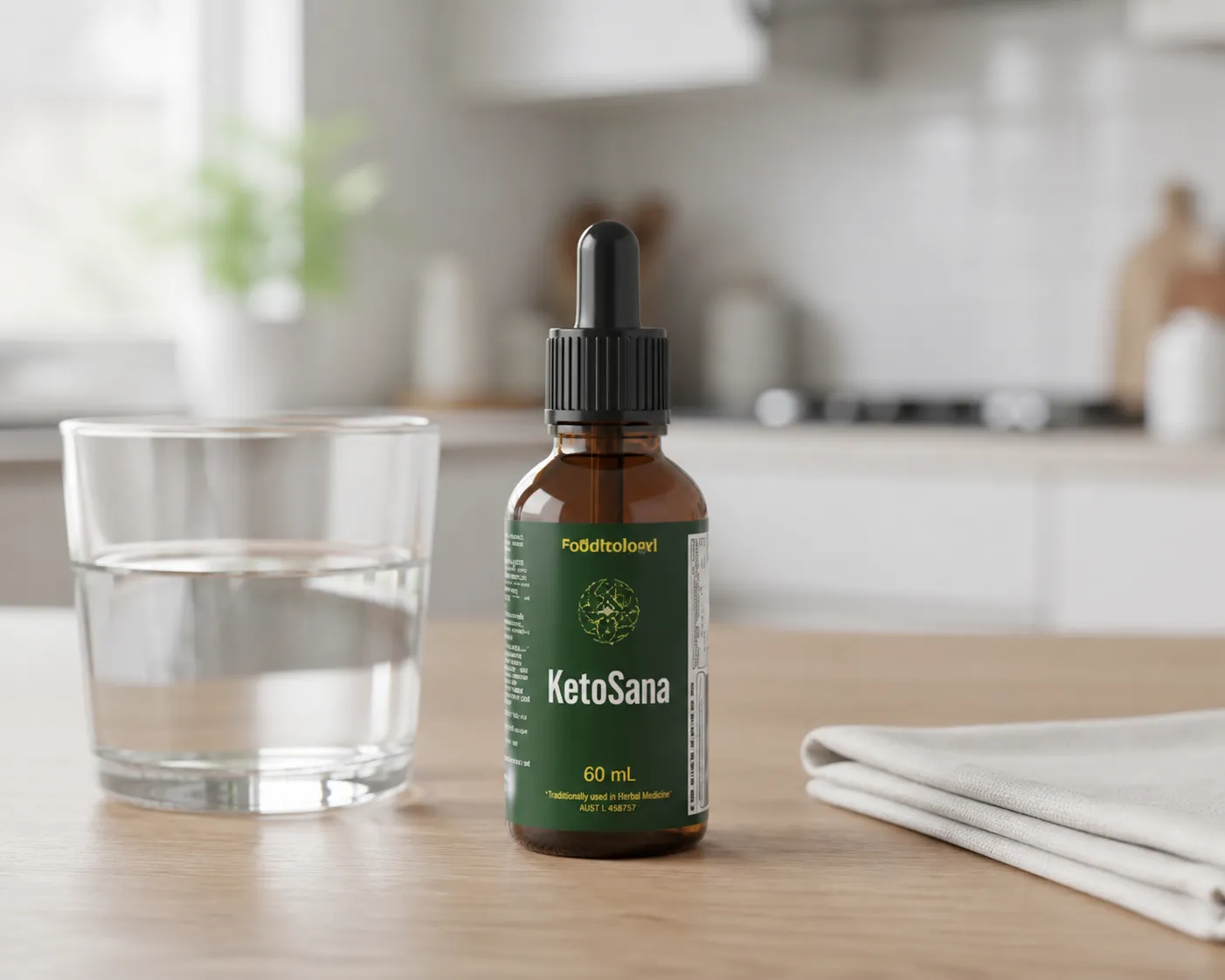 KetoSana — Verpackung im Alltag