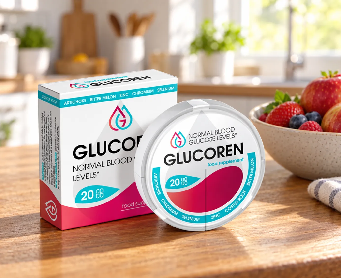 Glucoren 49 EUR — Verpackung im Alltag