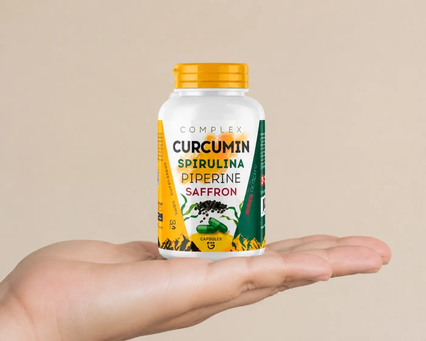 Curcuma Complex — Verpackung in der Hand