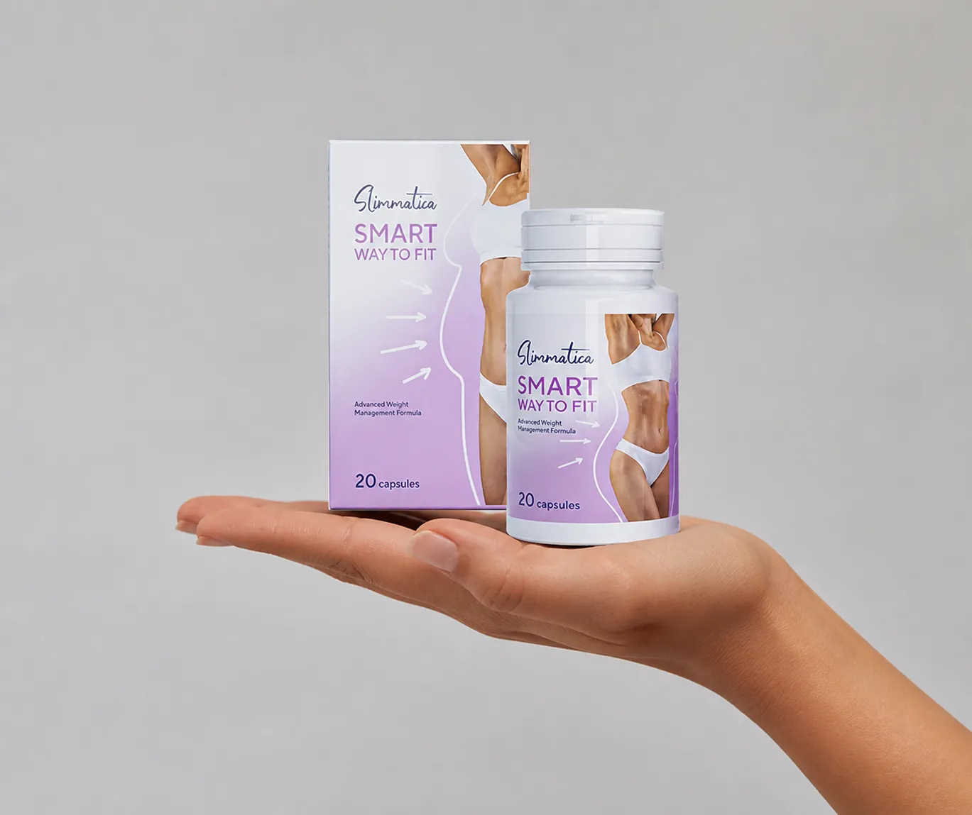 Slimmatica — Verpackung in der Hand