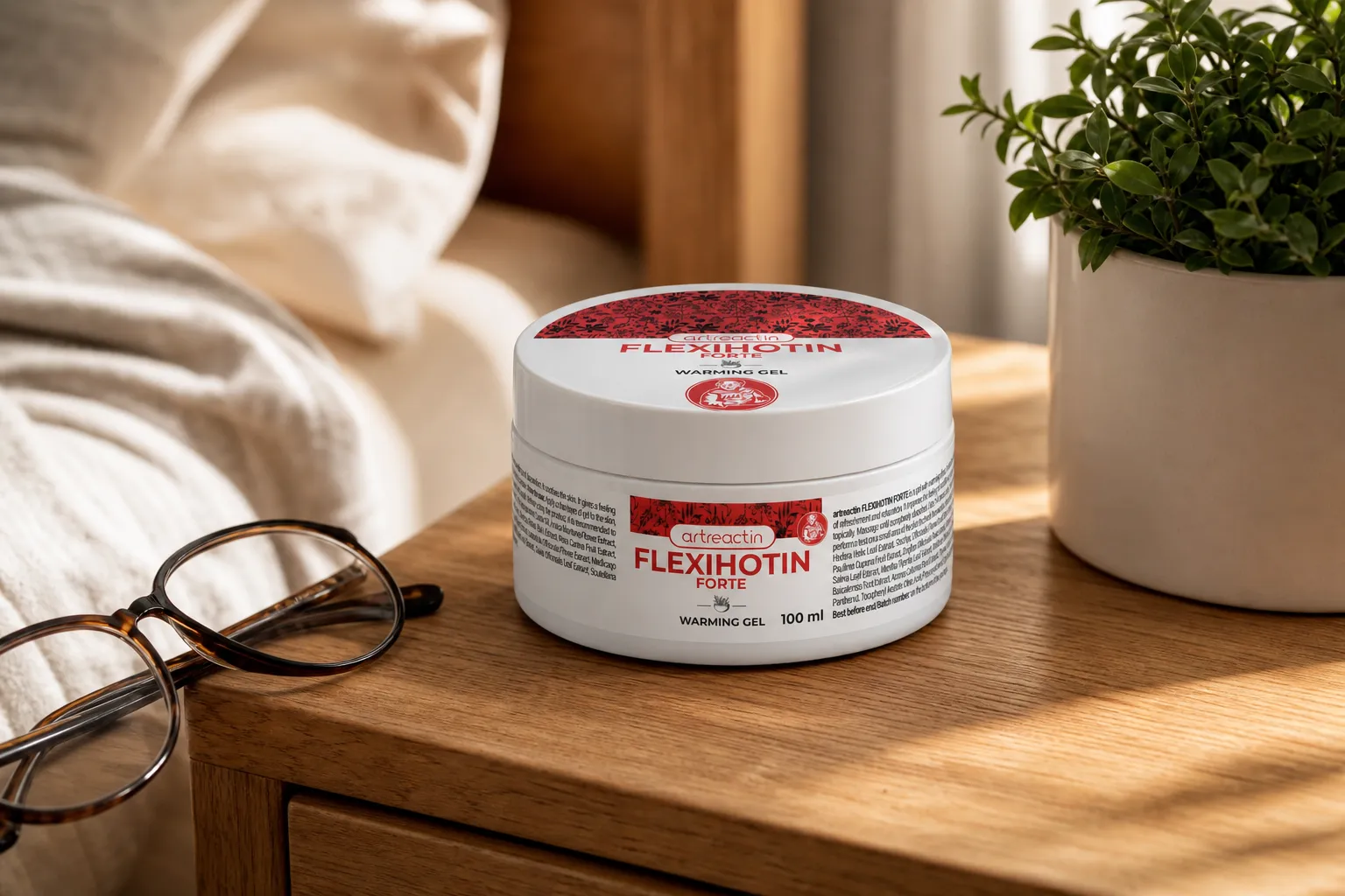 Flexihotin Forte — Verpackung im Alltag