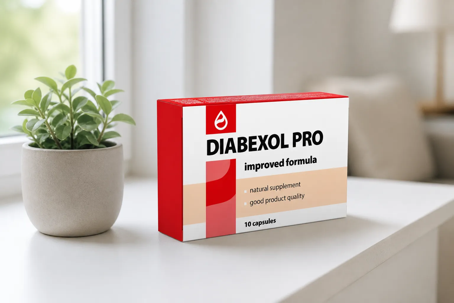 Diabexol Pro — Verpackung im Alltag