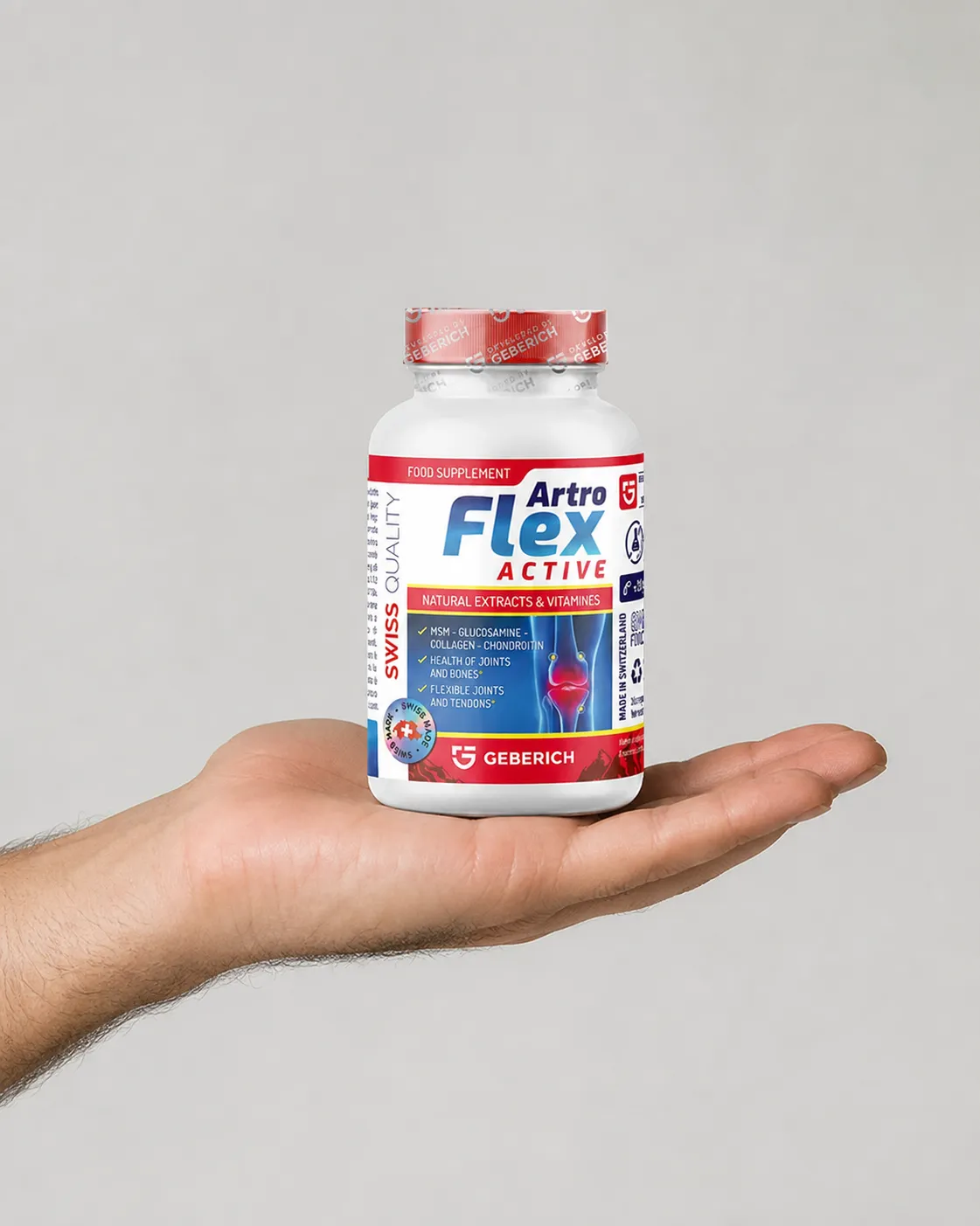 Artroflex — Verpackung in der Hand