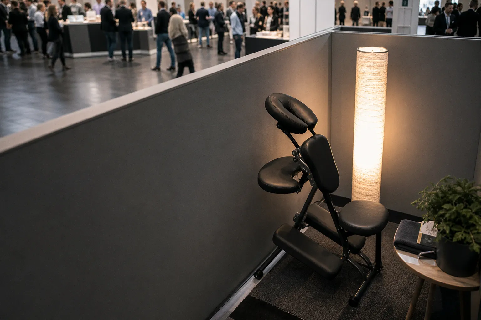Wellness-Lounges auf Kongressen: Effekt auf die Verweildauer
